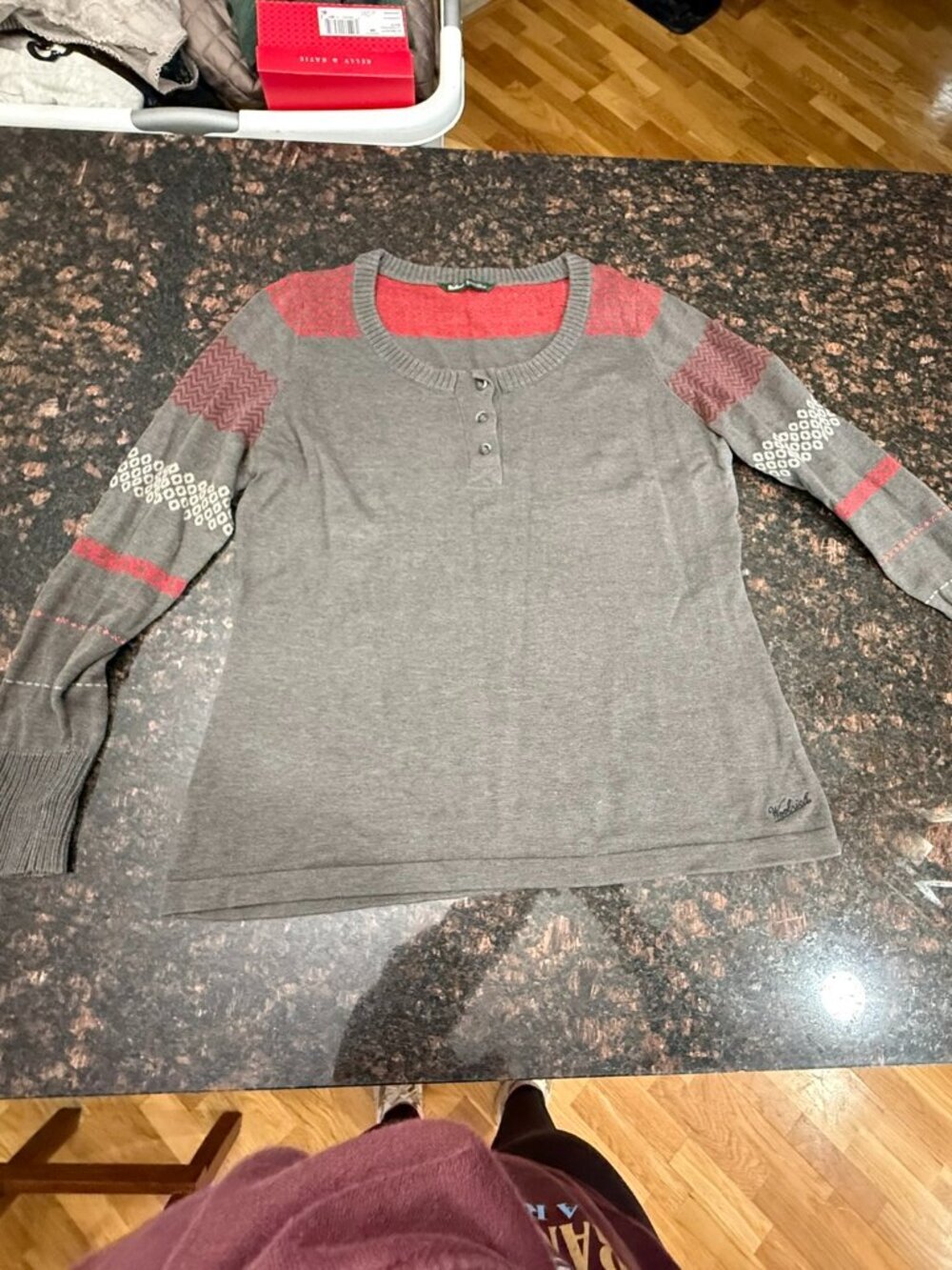 Woolrich Avalanche Henley sweater - 60% cotton/ 40% acrylic
